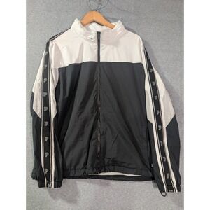 Victoria's Secret PINK Windbreaker Jacket Retro Thrashed Distressed Y2K Style M